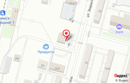 Торговый центр Любимый в Ленинск-Кузнецком на карте