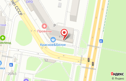 Супермаркет Пятёрочка в Октябрьском районе на карте
