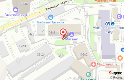 ДЭНАС-центр на Московском проспекте на карте