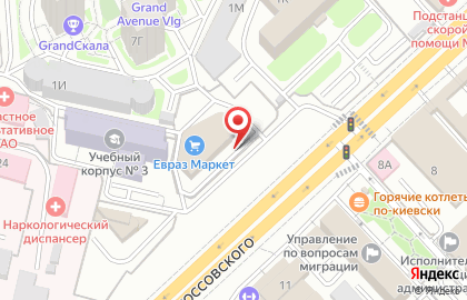 Фитнес-студия Атмосфера в Дзержинском районе на карте
