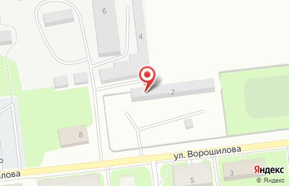 Автостоянка в Архангельске на карте
