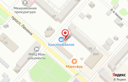Красное & Белое в Саратове на карте