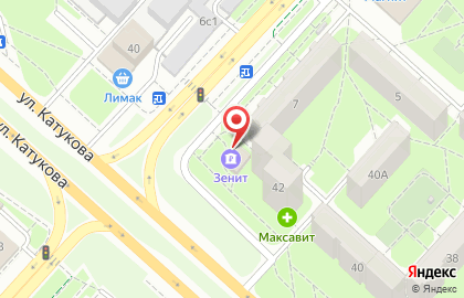 Банкомат Банк ЗЕНИТ на улице Маршала Катукова, 44 на карте