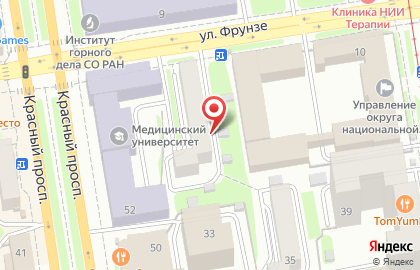 Sibparter.ru на улице Фрунзе на карте