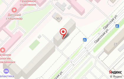 Агентство недвижимости Азимут на Одесской улице на карте