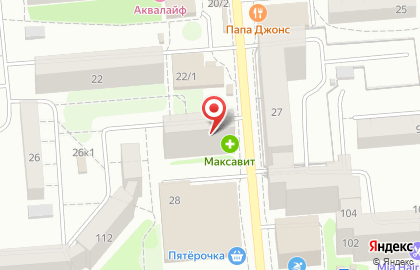 Центральное агентство недвижимости на Новосибирской улице на карте