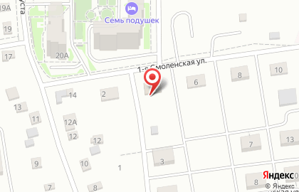 Оптово-розничный склад-магазин цветов Лови букет на 1-ой Смоленской улице на карте
