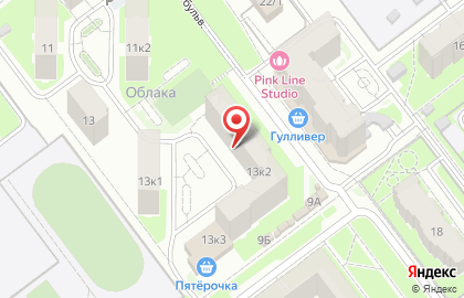 Ателье по пошиву вечерних и свадебных платьев на карте
