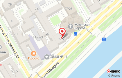 Гимназия имени Амвросия Оптинского на карте