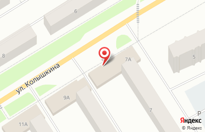 Универсам Пятёрочка в Заозёрске на карте