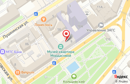 Музей-квартира им. М.Н. Мордасовой на карте