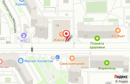 Магазин радиотоваров в Екатеринбурге на карте