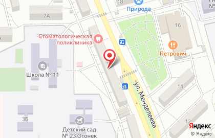 Компания Окна на улице Менделеева на карте