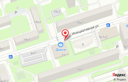 Магазин канцтоваров на Инициативной, 11 на карте