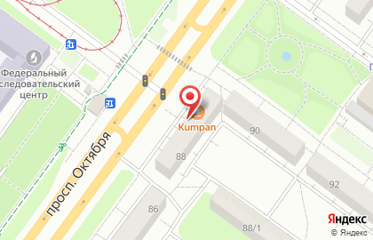 Студия маникюра и педикюра Авокадо на проспекте Октября на карте