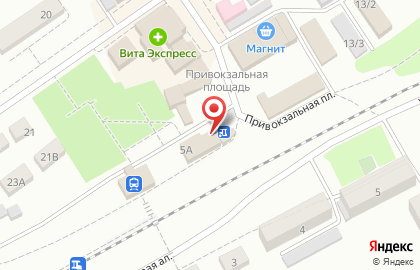 Магазин и киоск Сырный соблазн на Привокзальной площади на карте
