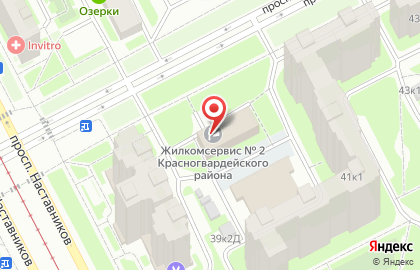 Жилкомсервис №2 Красногвардейского района на карте