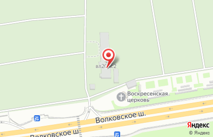 Волковское кладбище на карте