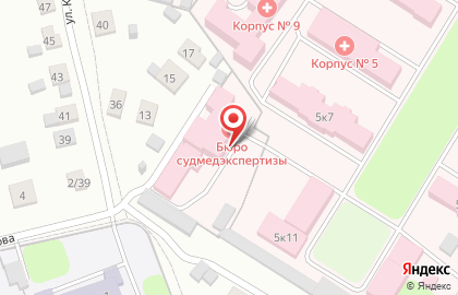 Бюро Судебно-Медицинской Экспертизы Ивановской Области в Иваново на карте