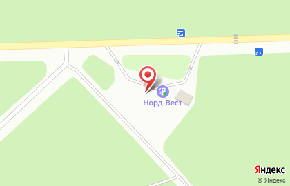 Норд-Вест в Фабричном проезде на карте