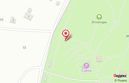 Сельский парк Околица на карте