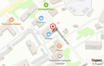 Супермаркет бытовой техники и электроники Эл-Март на Партизанской улице на карте