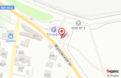 АЗС на Жуковском шоссе на карте