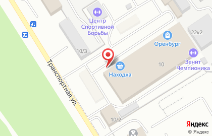 Киоск фастфудной продукции Обжорка на Транспортной улице на карте
