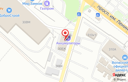 Служба заказа пассажирского легкового транспорта Курьер в Волгограде на карте