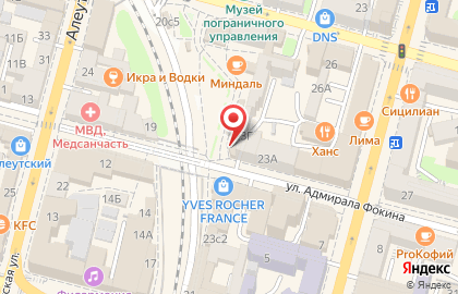 Продуктовый магазин во Владивостоке на карте