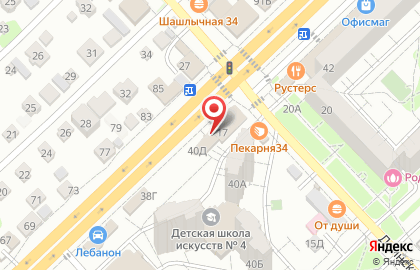 Магазин отделочных материалов и сантехнического оборудования на карте