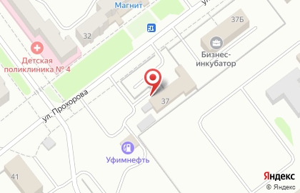 Автомоечка на улице Прохорова на карте