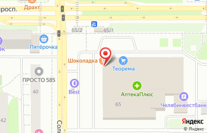 Салон связи МегаФон на Комсомольском проспекте, 65 на карте