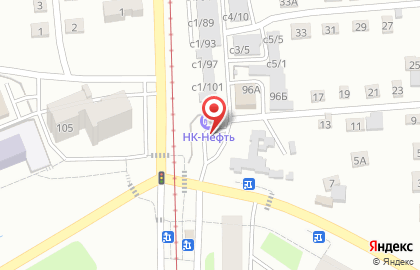 АЗС НК-Нефть в Ангарском переулке на карте