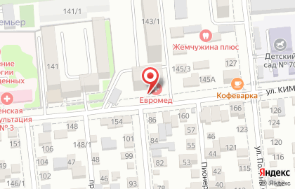Клиника Евромед на улице КИМ на карте