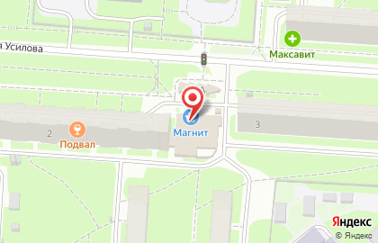 Банкомат СберБанк на улице Усилова на карте