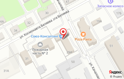 РИФ на улице Космонавта Беляева на карте
