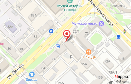 Магазин Мясное подворье в Центральном районе на карте