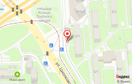 Магазин Роспечать на улице Циолковского на карте