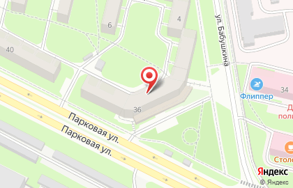 Валькирия на Парковой улице на карте