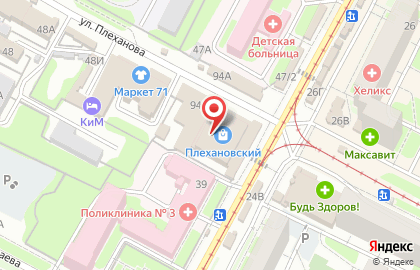 Магазин продуктов, ИП Летнева Ю.С. на карте