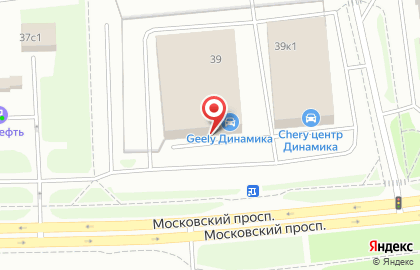 Автосалон Ford Динамика на Московском проспекте на карте