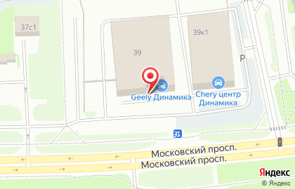 Автосалон Ford Динамика на Московском проспекте на карте