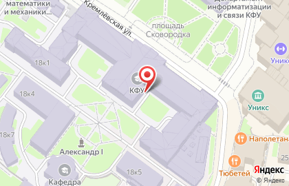 ОАО Банкомат, АКБ Абсолют Банк на Кремлевской улице на карте