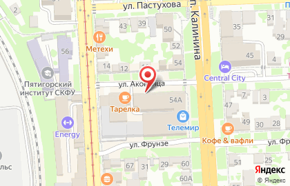 Магазин спортивных товаров Старт в ТЦ ​Телемир на карте