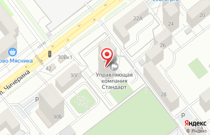 Белая лиса на карте