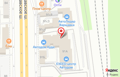 ОАО Банкомат, МОСКОВСКИЙ КРЕДИТНЫЙ БАНК на Варшавском шоссе на карте