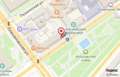 Магазин Семена в Воронеже на карте