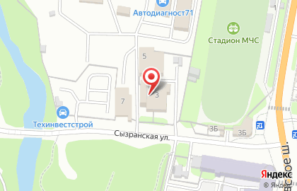 Торговая компания Перспектива в Зареченском районе на карте