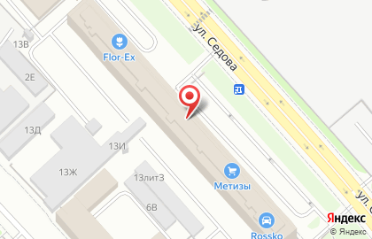 Автомобильная экспертная независимая компания АЭНКОМ на метро Елизаровская на карте